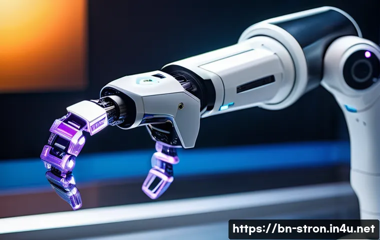 슈퍼트론 세계관 속 기술 및 메커니즘 - A highly detailed futuristic multi-spectral sensor system integrated into a sleek robotic arm, desig...